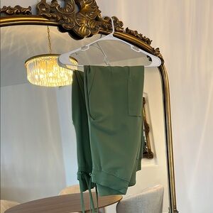Green scrub pants
